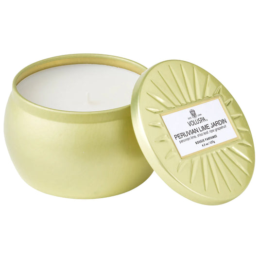 Voluspa Perubian Lime Jardin Mini Tin