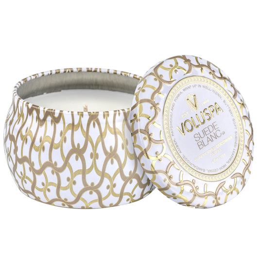 Voluspa Suede Blanc Candles