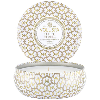 Voluspa Suede Blanc Candles