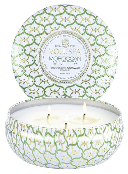 Voluspa Moroccan Mint Tea Candles