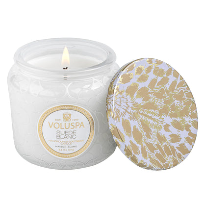 Voluspa Suede Blanc Candles